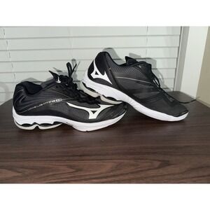Mizuno Wave‎ Lightning Z6 Volleyball Shoes Women's 10 Black Athletic Sneaker